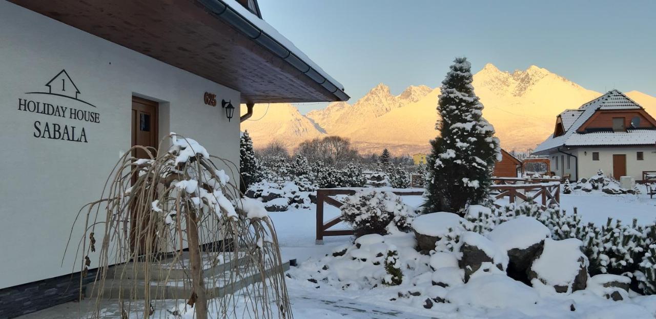 Holiday House Sabala 1 Stará Lesná Kültér fotó